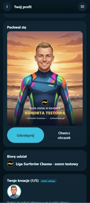 Profil z obrazkiem do udostępnienia