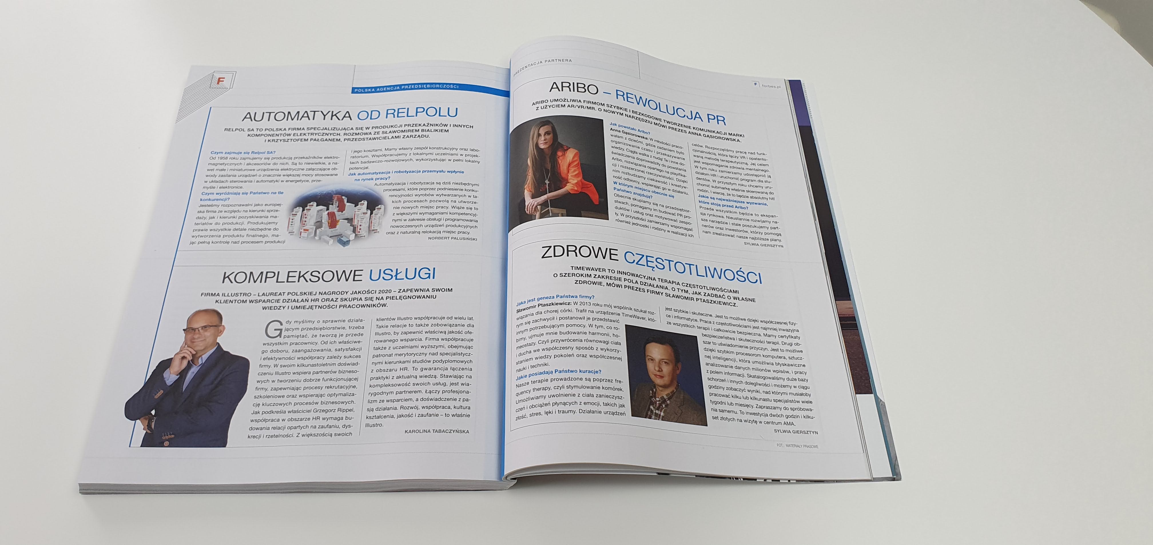 Wywiad z Anną Gąsiorowską w magazynie Forbes